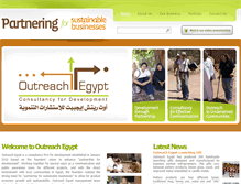 Tablet Screenshot of outreachegypt.com